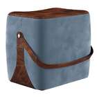 Puff Bag Azul E Marrom