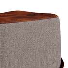 Puff Bag Cinza E Marrom