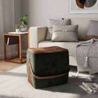 Puff Bag Verde E Marrom