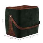 Puff Bag Verde E Marrom