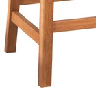 Puff Baixo Fita Garden Natural/azul