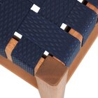 Puff Baixo Fita Garden Natural/azul