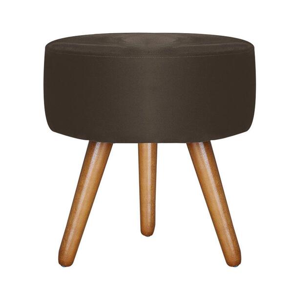 Puff Bali Decorativo Suede Castor Kasa Sofá