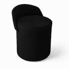 Puff Banco Orgânico Encosto Redondo Sala Estar Quarto Suede P