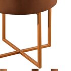 Puff Banqueta 40cm X 45cm Otávio Luxo Caramelo