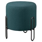 Puff Banqueta 45x50cm Mali Luxo Azul