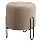 Puff Banqueta 45x50cm Mali Luxo Cappuccino