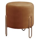 Puff Banqueta 45x50cm Mali Luxo Caramelo