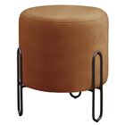 Puff Banqueta 45x50cm Mali Luxo Caramelo