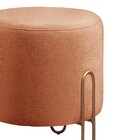 Puff Banqueta 45x50cm Mali Luxo Terracota