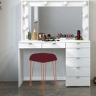 Puff Banqueta Alta Bita Industrial Sala Penteadeira Pé De Fer