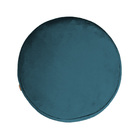 Puff Banqueta Catar Luxo Veludo - Ssx Multicoisas - Azul Royal