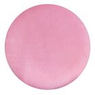 Puff Banqueta Decorativo Classic Redondo Suede Rosa