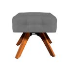Puff Banqueta Decorativo Giratório Mm30 Elisa Suede D03 - D'r
