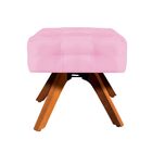 Puff Banqueta Decorativo Giratório Mm30 Elisa Suede D03 - D'r