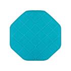 Puff Banqueta Decorativo Veronês Suede Azul Turquesa – D'rossi