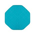 Puff Banqueta Decorativo Veronês Suede Azul Turquesa - D'rossi