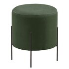 Puff Banqueta Estofado 48x40cm Luxo Odim Verde