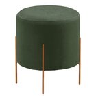 Puff Banqueta Estofado 48x40cm Luxo Odim Verde