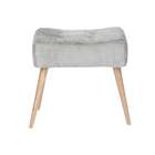 Puff Banqueta Fluffy Pelúcia - Stay Puff - Areia