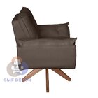 Puff Banqueta Opala Bege Claro