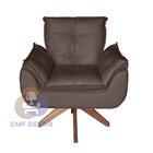 Puff Banqueta Opala Bege Claro