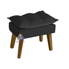 Puff Banqueta Opala Preto