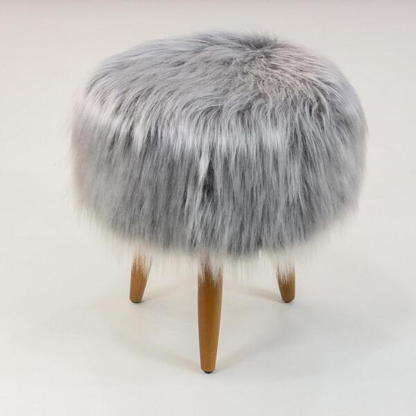 Puff Banqueta Penteadeiras Em Pelúcia Pelos Altos Herreiro Ci