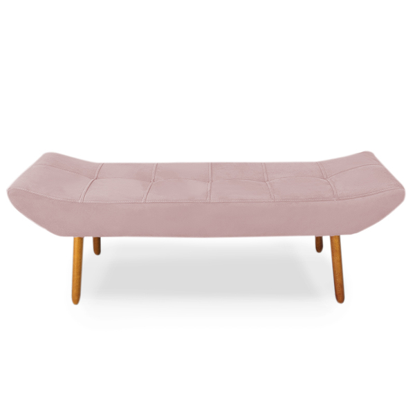 Puff Banqueta Pés Palito Barca Nala 90cm Várias Cores - Qlare