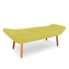 Puff Banqueta Pés Palito Barca Nala 90cm Várias Cores - Qlare