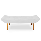 Puff Banqueta Pés Palito Barca Nala 90cm Várias Cores - Qlare