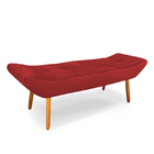 Puff Banqueta Pés Palito Barca Nala 90cm Várias Cores - Qlare