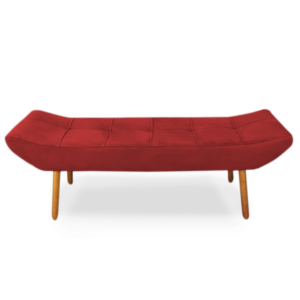 Puff Banqueta Pés Palito Barca Nala 90cm Várias Cores - Qlare