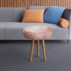 Puff Banqueta Redondo Multimóveis Cr15015 Rosa