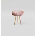 Puff Banqueta Redondo Multimóveis Cr15015 Rosa