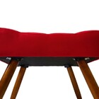 Puff Banqueta Retangular Para Sala Quarto Penteadeira Suede V