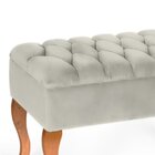 Puff Banqueta Soffia Decorativo Captonado Para Sala Ou Quarto