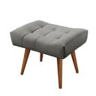 Puff Banqueta Theo Madeira Maciça