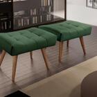 Puff Banqueta Theo Madeira Maciça