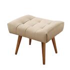 Puff Banqueta Theo Madeira Maciça