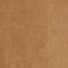 Puff Barcelona Decorativo Com Couro Caramelo E Base Madeira