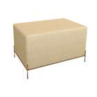 Puff Barcelona Suede Bege E Cobre