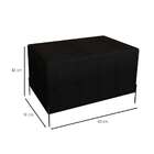 Puff Barcelona Suede Preto