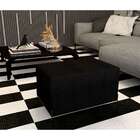 Puff Barcelona Suede Preto