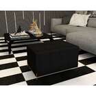 Puff Barcelona Suede Preto E Cobre