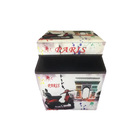 Puff Báu Banco Dobrável Paris Mo