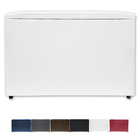 Puff Baú Banqueta Retangular Organizar E Decorar Suede 60cm B