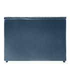 Puff Baú C/ Botão Banqueta Suede Organizar Decorar 55cm Azul