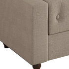 Puff Baú Calçadeira 195cm Heste Linho Bege - Sallar Home