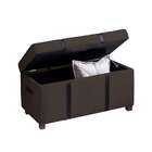 Puff Baú Kate Marrom 140 Cm